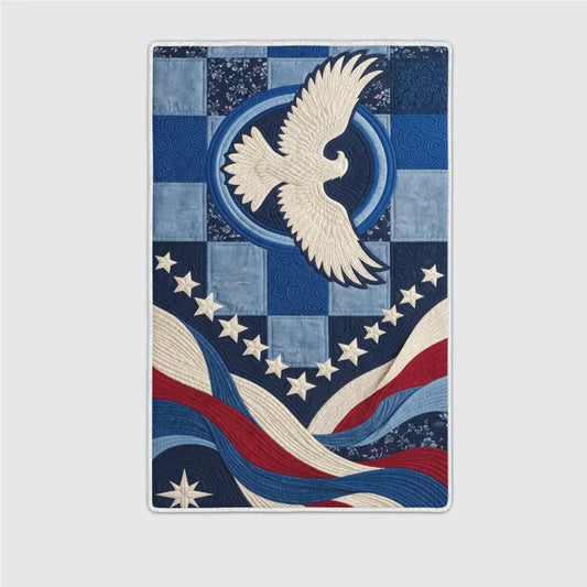 Patriotic American Eagle Stars & Stripes Premium Area Rug