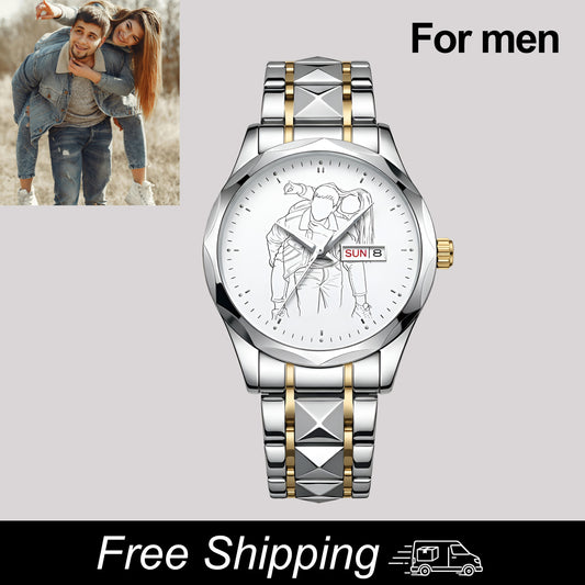 Customized watch for man