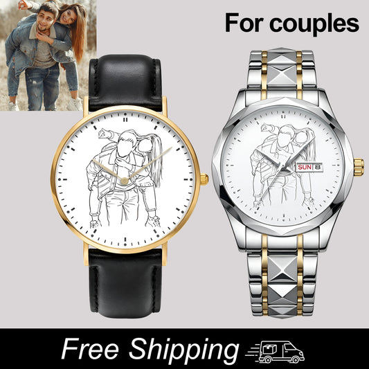 Customized watch for couples